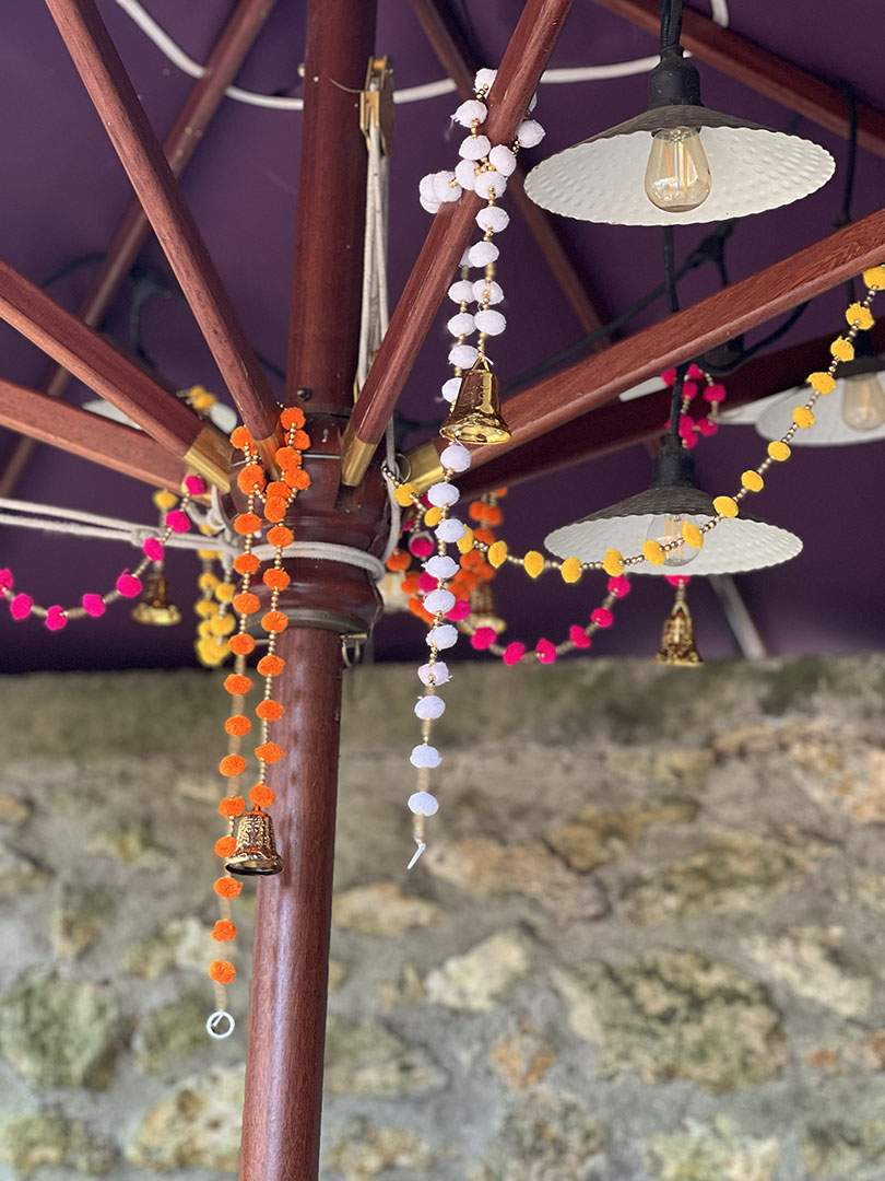 Cérémonie laïque décoration hindou