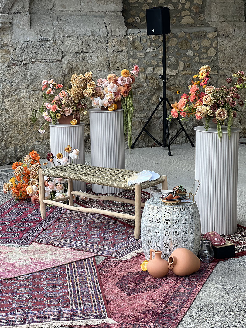 cérémonie laïque décoration cohème