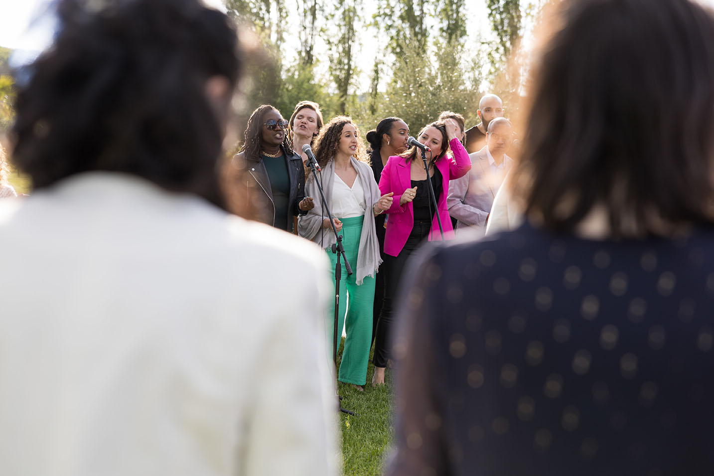 chorale à la cérémonie laique