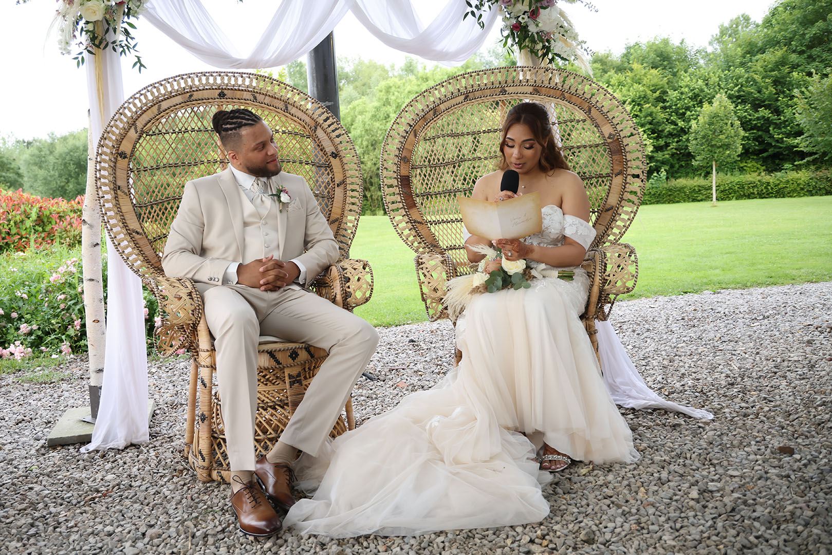 voeux de la mariée cérémonie laique